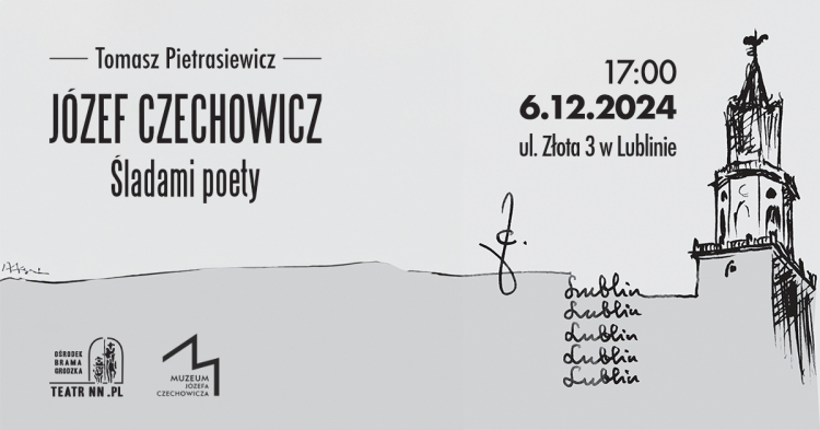 Józef Czechowicz, śladami poety, przewodnik, fot. Brama Grodzka w Lublinie