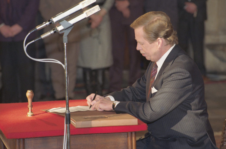 Vaclav Havel, fot. PAP/M. B. Brzozowski