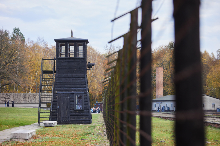 Dawny hitlerowski obóz koncentracyjny Stutthof, fot. PAP/J. Dzban