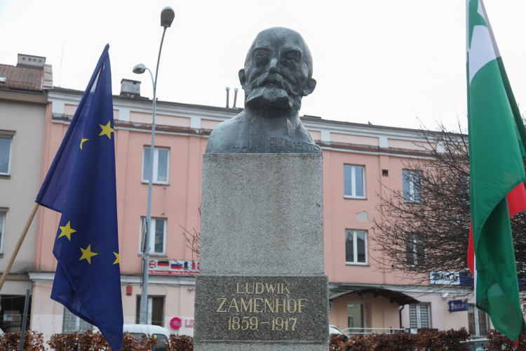 Pomnik Ludwika Zamenhofa w Białymstoku, fot. PAP/A. Reszko