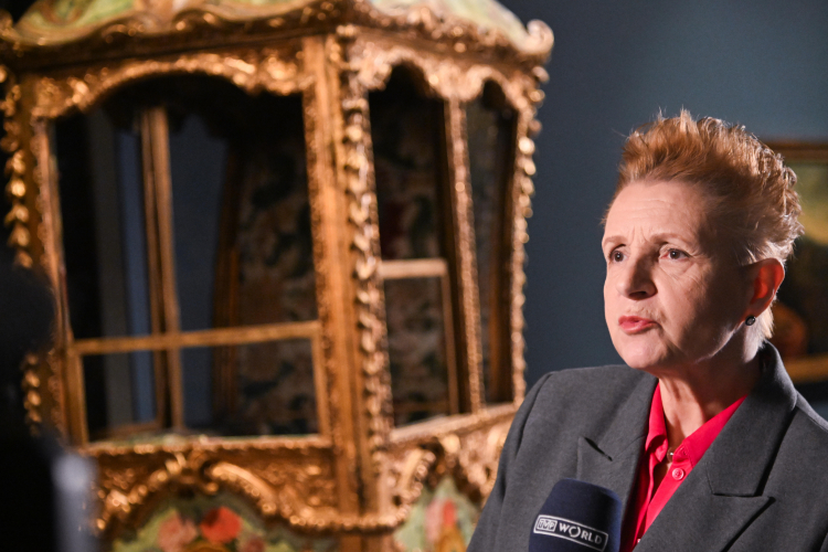 Małgorzata Omilanowska-Kiljańczyk, dyrektor Zamku Królewskiego w Warszawie, fot. PAP/R. Pietruszka