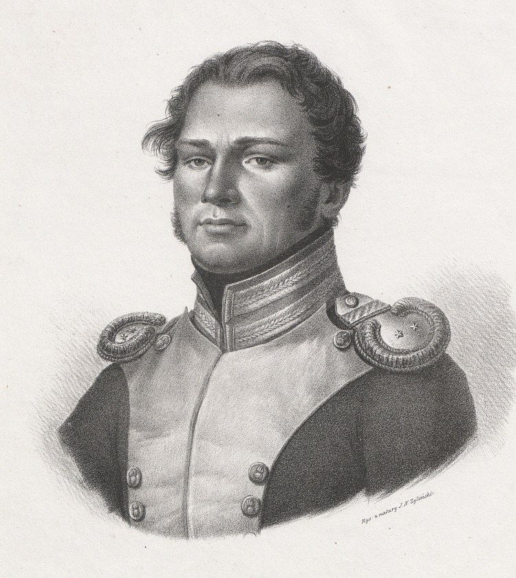 Piotr Wysocki; portret wykonany przez Jana Nepomucena Żylińskiego (1790-1838). /Źródło: en.wikipedia