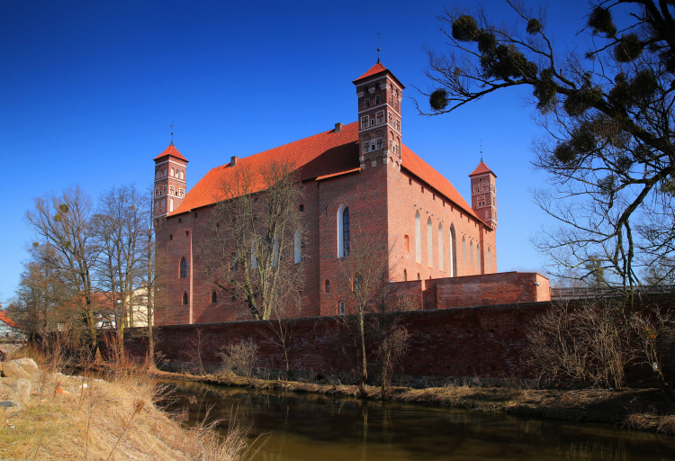 Lidzbark Warmiński, zamek biskupów warmińskich z XIV w. Oddział Muzeum Warmii i Mazur. PAP/Tomasz Waszczuk