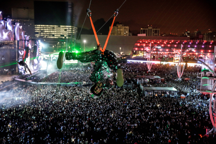 Festiwal Rock in Rio, w Rio de Janeiro, Brazylia, 2019 r. EPA/Antonio Lacerda Dostawca: PAP/EPA.
