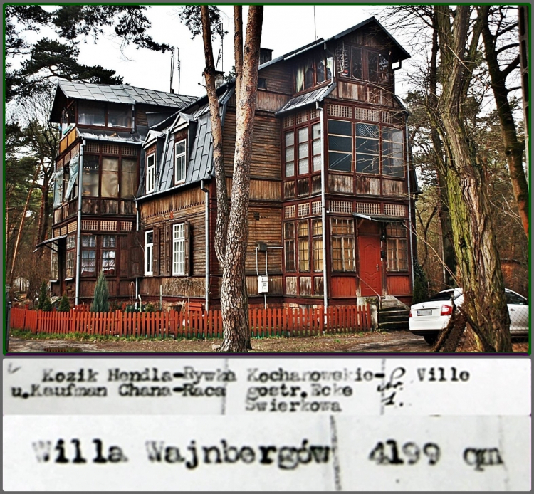 „Willa Wajnbergów” w Otwocku. /Źródło: SWIDERMAJER.INFO/archiwum Michała Abramowicz