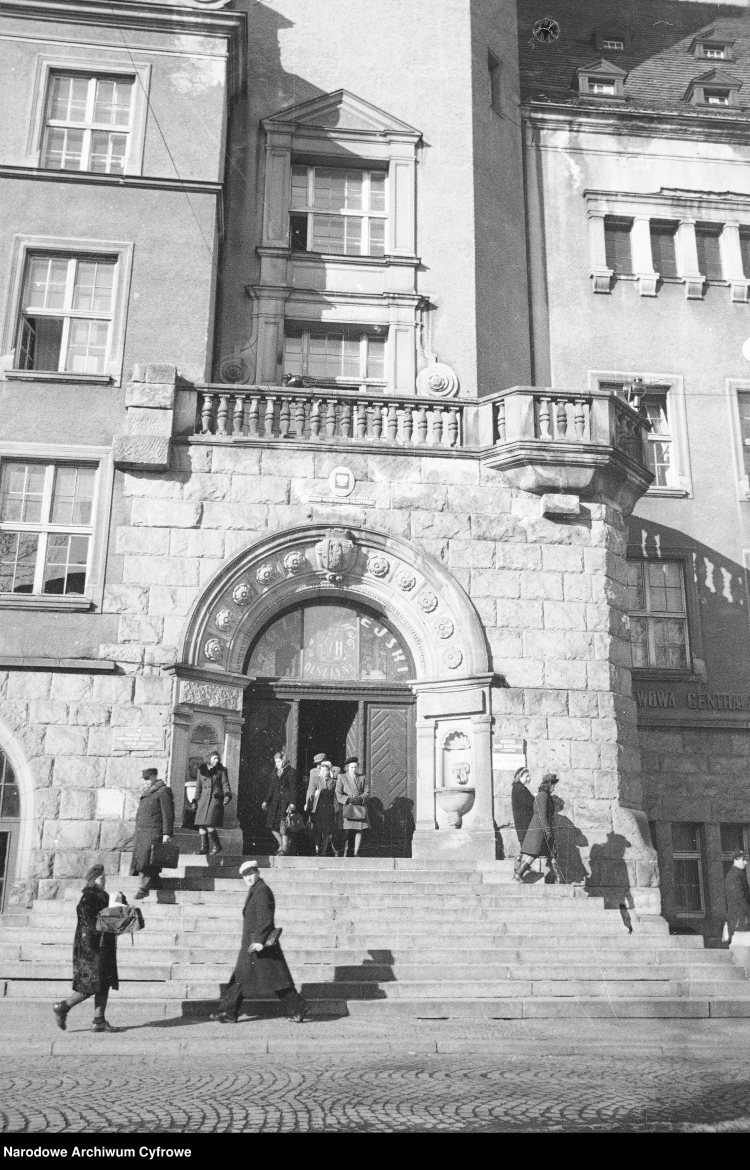 Nowy Ratusz w Olsztynie, lata 1947 - 1953. NAC