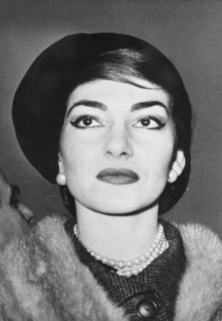 Maria Callas, grecka śpiewaczka operowa, Francja Paryż 16 stycznia1958 r. /PAP