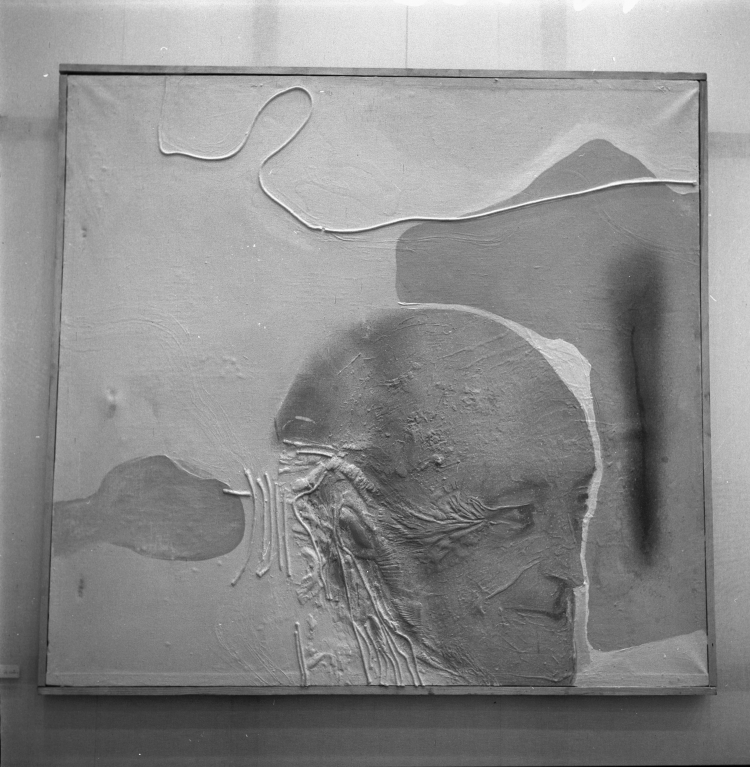 Wystawa portretu zasłużonego działacza ziemi łódzkiej. Nz. portret Władysława Strzemińskiego autorstwa Ewy Tyc, 1969 r. PAP/Reprodukcja Witold Rozmysłowicz