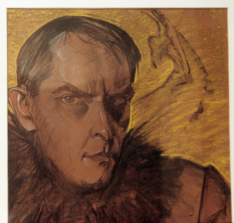 Stanisław Ignacy Witkiewicz (Witkacy), autoportret, reprodukcja PAP