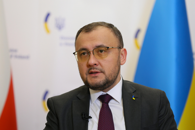 Wasyl Bodnar, ambasador Ukrainy w Polsce, fot. PAP/Paweł Supernak