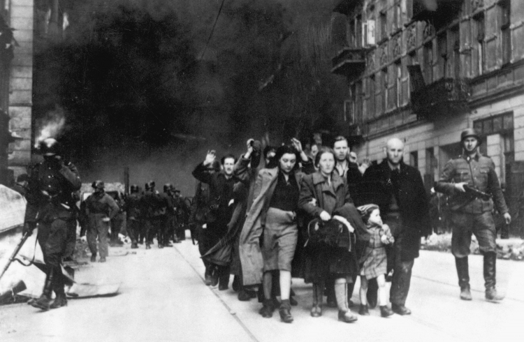 Warszawskie Getto, 1943 r. /Źródło: de.wikipedia