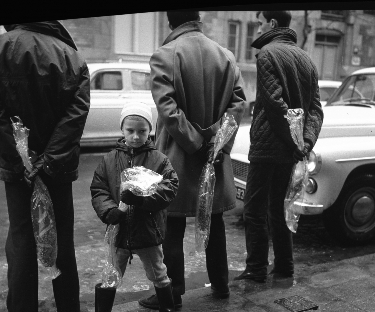 Dzień kobiet 8 marca 1967 r. w Warszawie, fot. PAP/Zbigniew Matuszewski