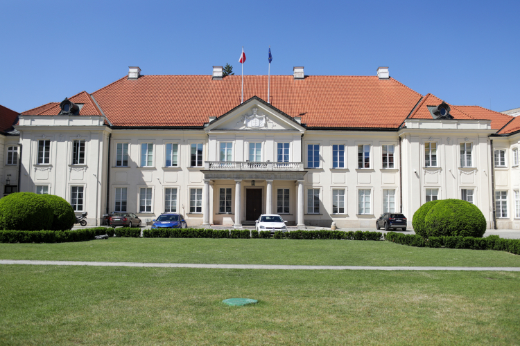 Pałac Potockich w Warszawie, siedziba Ministerstwa Kultury i Dziedzictwa Narodowego, fot. PAP/Albert Zawada