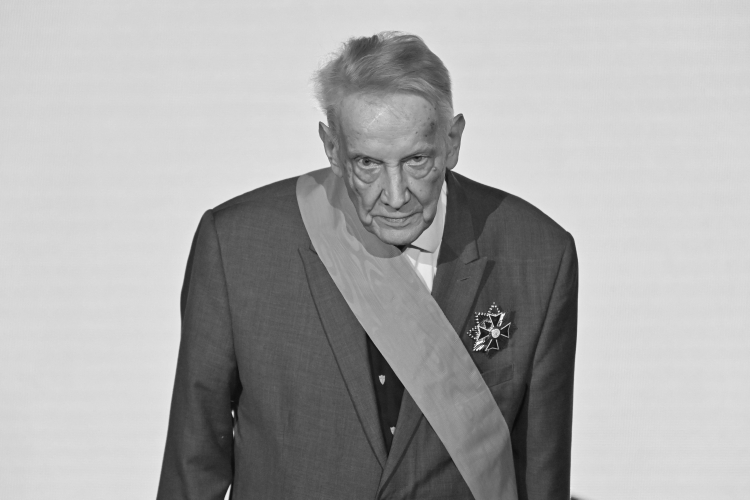 Prof. Stanisław Gebhardt (1928-2025), fot. PAP/Andrzej Jackowski