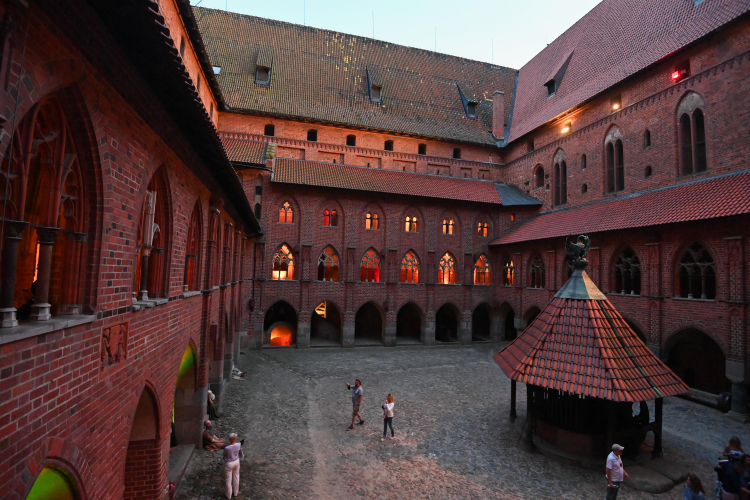 Zamek w Malborku, fot. PAP/Andrzej Jackowski