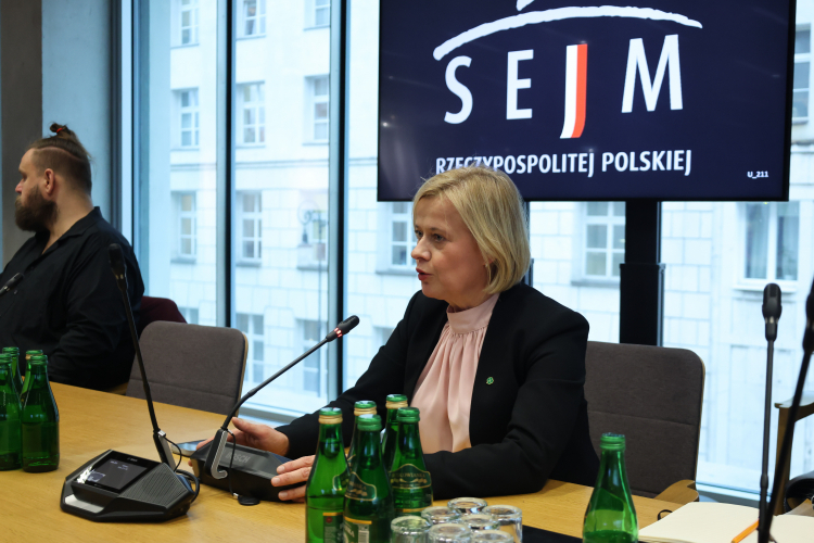 Sekretarz stanu w Ministerstwie Kultury i Dziedzictwa Narodowego Bożena Żelazowska. PAP/Albert Zawada