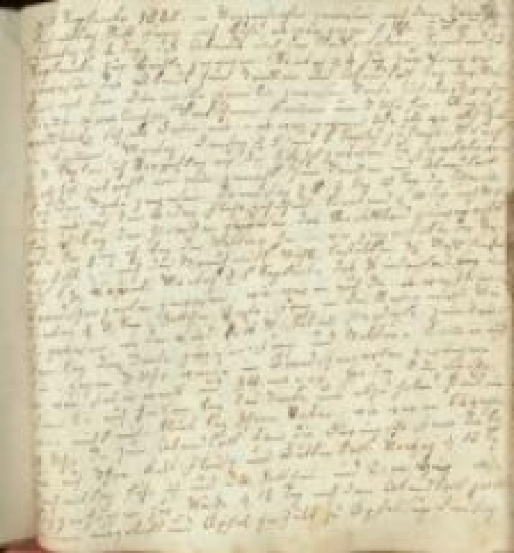 Tagebuch einer Elbingerin (1825–1830), fot. Elbląska Biblioteka Cyfrowa