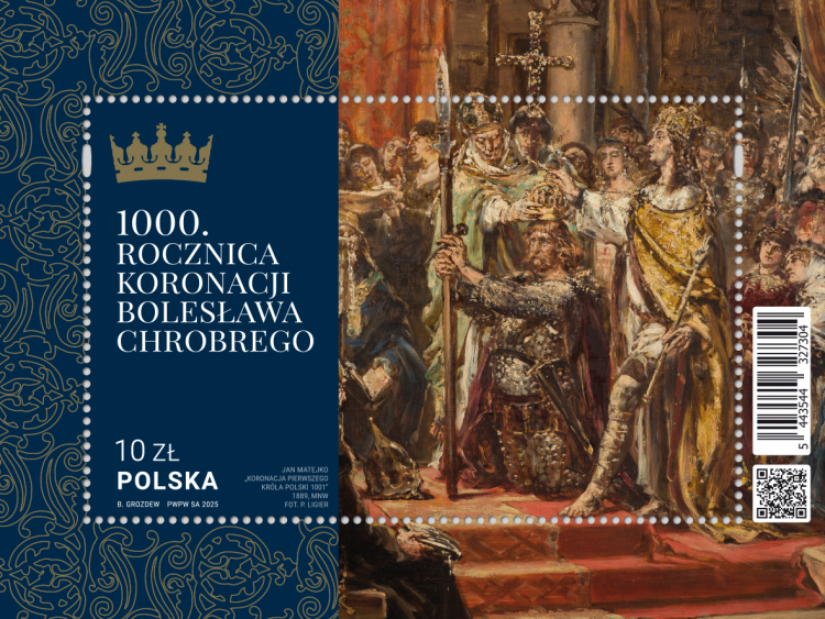 W projekcie wykorzystano fragment obrazu Jana Matejki