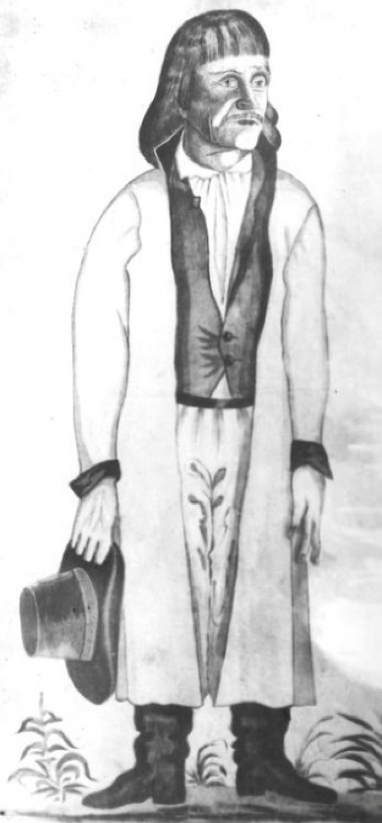 Jakub Szela, akwarelowy portret z lat 1846–1848 /Źródło: Wikipedia