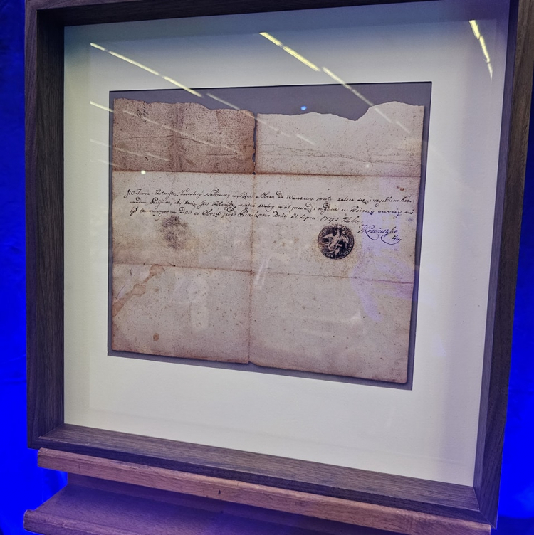 Politechnika Krakowska otrzymała nieprezentowany wcześniej publicznie rękopis Kościuszki