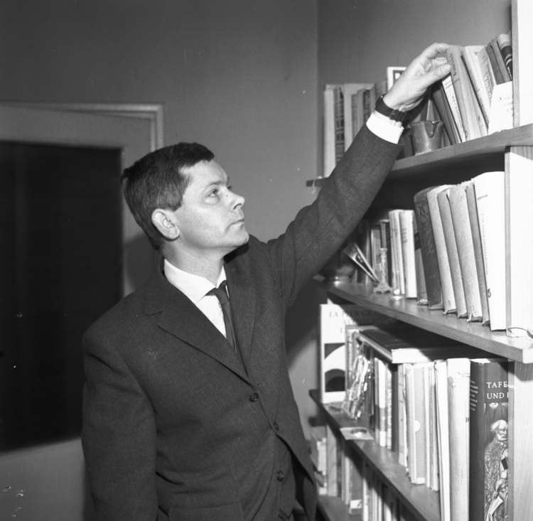 Zbigniew Herbert, luty 1963 r. PAP/Cezary Langda