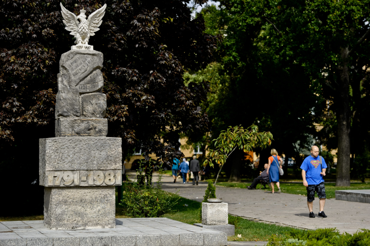 Lublin, pomnik konstytucji 3 Maja, fot. PAP/Wojtek Pacewicz
