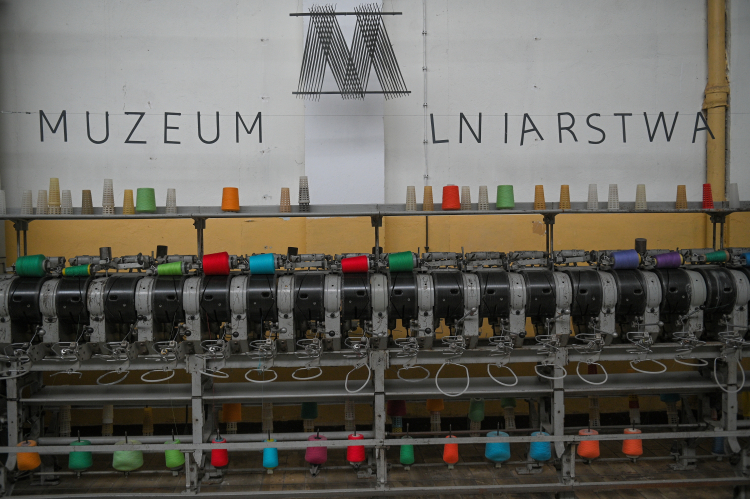 Muzeum Lniarstwa w Żyrardowie. PAP/Marcin Obara