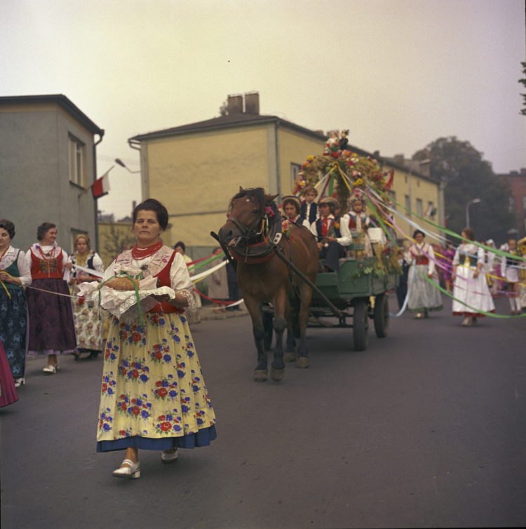 Obchody święta miasta Tarnowskie Góry tzw. Gwarki, 1974 r. PAP/Janusz Rosikoń