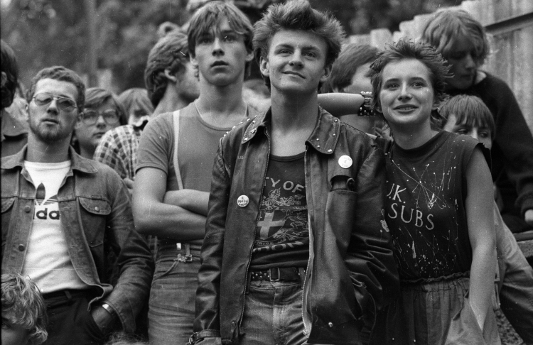 Festiwal w Jarocinie (w 1982 r.), fot. PAP/Wojciech Kryński