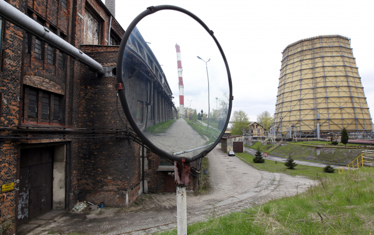 Elektrociepłowni Zabrze. Fot. PAP/Andrzej Grygiel