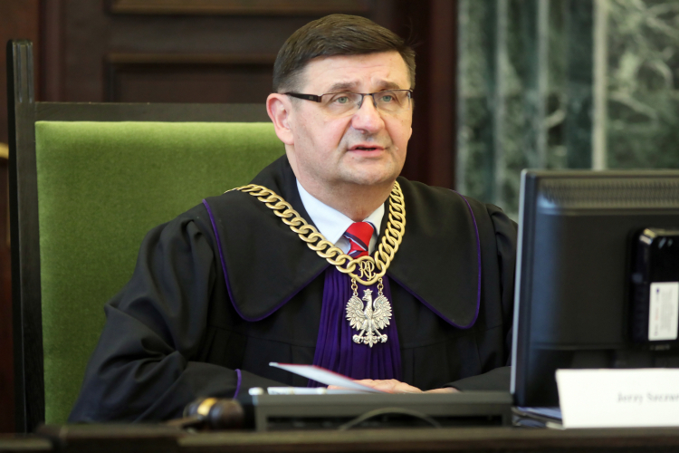Sędzia Jerzy Szczurewski na sali Sądu Apelacyjnego w Białymstoku w 2020 r. Fot. PAP/Artur Reszko