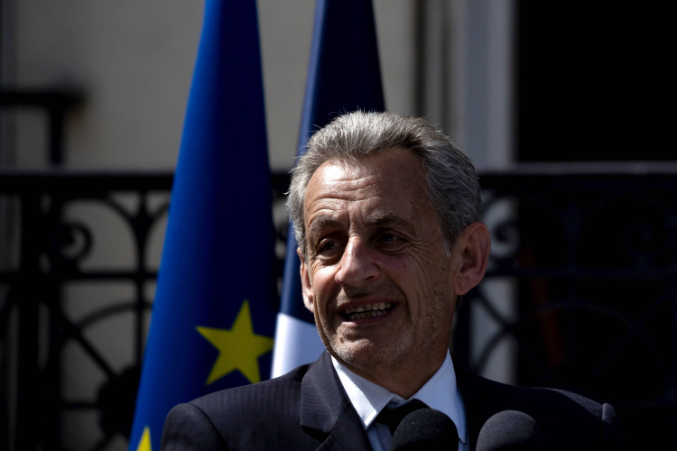 Nicolas Sarkozy, fot. PAP/EPA/Christophe Pettit Tesson
