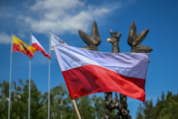 Pomnik Rzezi Wołyńskiej w Domostawie. Fot. PAP/Darek Delmanowicz