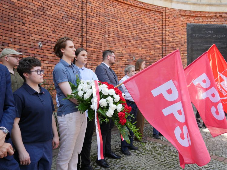 Uroczystość z okazji 120. rocznicy stracenia Stefana Okrzei. Fot. PPS/Jakub Żabiński-Sikorski