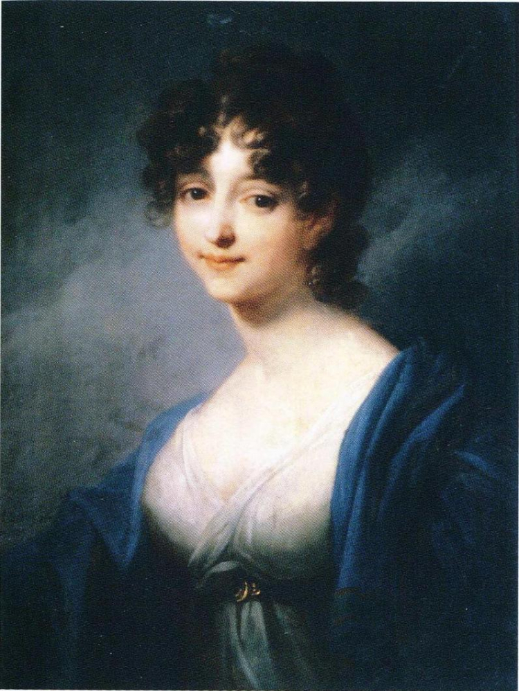 Wilhelmina Żagańska - Katharina Friederike Wilhelmine Benigna von Kurland (1781-1839). Źródło: Josef Grassi, Public domain, via Wikimedia Commons