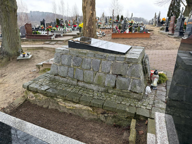 Grób Michała Drzymały znajduje się na cmentarzu w Miasteczku Krajeńskim. Fot. UMiG Miasteczko Krajeńskie