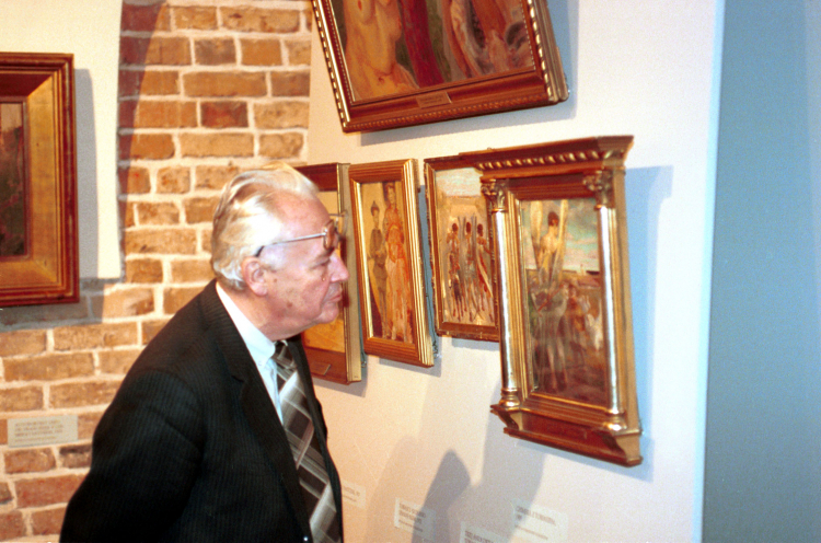 „Mitologia Malczewskiego” – wystawa w Muzeum Czartoryskich, 1995 r. PAP/Jacek Bednarczyk