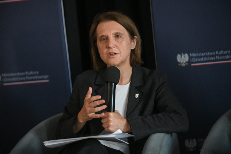 Minister kultury i dziedzictwa narodowego Hanna Wróblewska. Fot. PAP/Marcin Obara