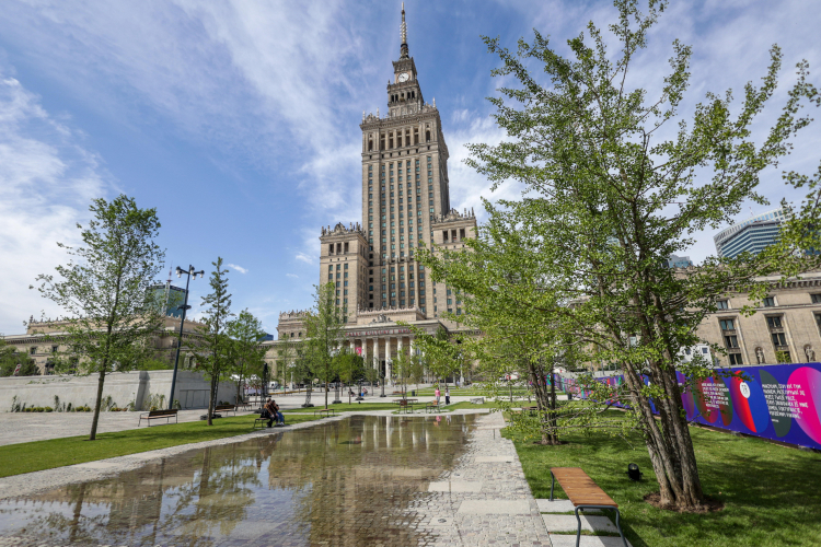 Pałac Kultury i Nauki w Warszawie. Fot. PAP/Szymon Pulcyn