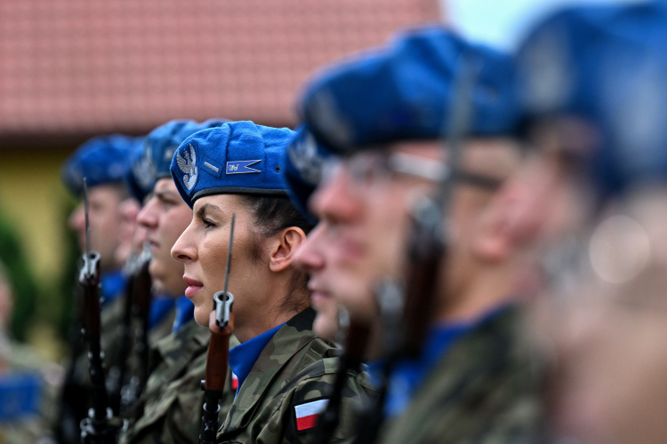 Michniów (woj. świętokrzyskie), 12.07.2025 r. Obchody Dnia Walki i Męczeństwa Wsi Polskiej oraz 82. Rocznicy Pacyfikacji Wsi Michniów na terenie Mauzoleum Martyrologii Wsi Polskich w Michniowie. Fot PAP/Piotr Polak