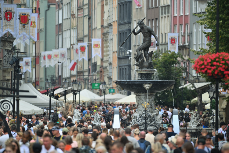 Jarmark św. Dominika w Gdańsku. Fot. PAP/Andrzej Jackowski
