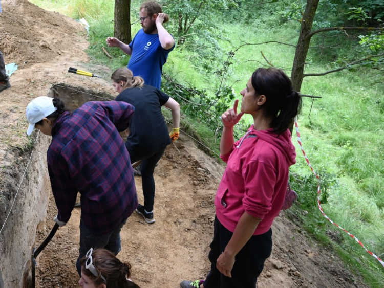Prace archeologiczne w okolicach Zwolenia. Fot. Katarzyna Pyzewicz/Wydział Archeologii UW