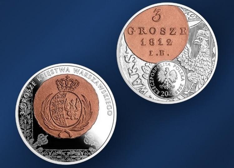 „3 grosze Księstwa Warszawskiego” – nowa moneta kolekcjonerska NBP