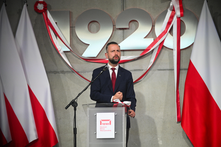 Wicepremier, minister obrony narodowej Władysław Kosiniak-Kamysz na otwarciu Muzeum Bitwy Warszawskiej 1920 roku w ramach obchodów Święta Wojska Polskiego, Ossów, 16 sierpnia 2025 r. Fot. PAP/Marcin Obara
