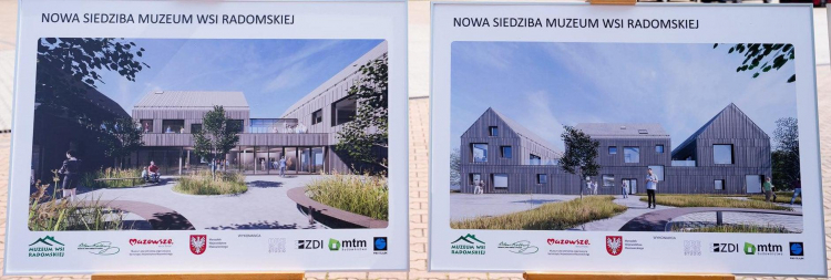 Nowa siedziba Muzeum Wsi Radomskiej ma byc gotowa w drugim kwartale 2027 r. Fot. Facebook/muzeumwsiradom