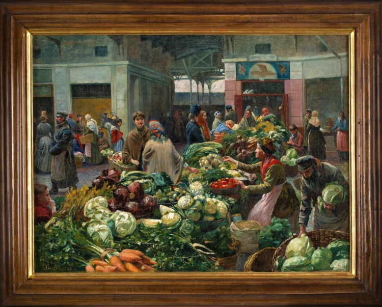 Obraz przez lata wisiał w MNP i uznawany był za oryginalne płótno Pankiewicza; okazał się kopią