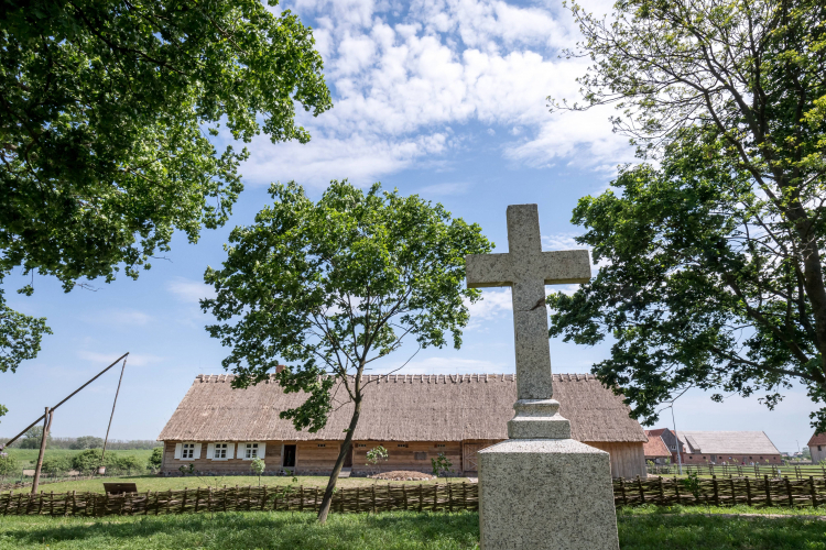 Park etnograficzny poświęcony mennonitom (olędrom) w Wielkiej Nieszawce. Fot. PAP/Tytus Żmijewski