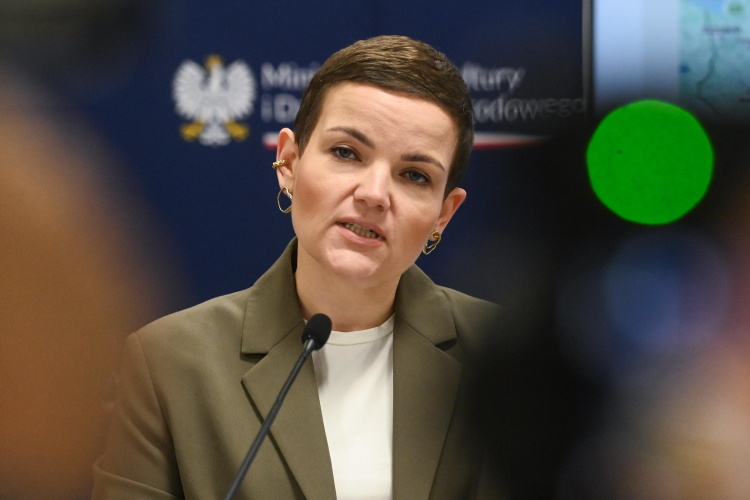 Marta Cienkowska, ministra kultury i dziedzictwa narodowego. Fot. PAP/Piotr Nowa