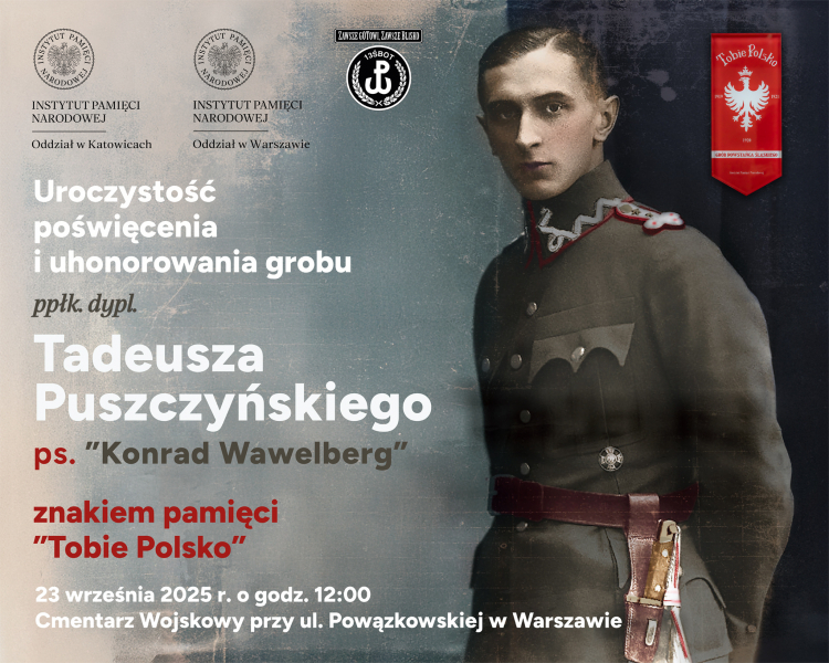 IPN oznaczył znakiem pamięci „Tobie Polsko” grób Tadeusza Puszczyńskiego. Fot. IPN