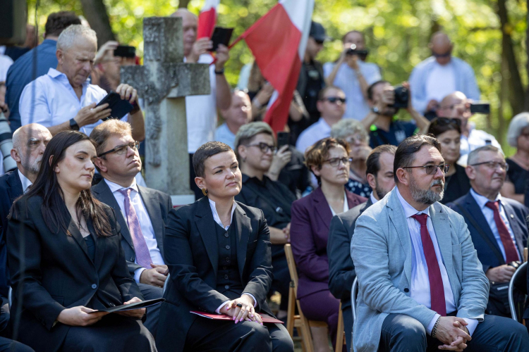 Marta Cienkowska, ministra kultury i dziedzictwa narodowego podczas uroczystości w Puźnikach. Fot. Senat RP